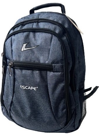 ESCAPE Backpack Laptop Compartment Sports and School Backpack Fabric Bag Outdoor Daily Use 30X43X13 Gray  - Image 4