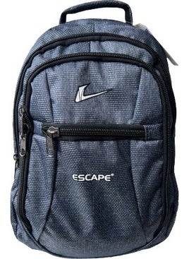 ESCAPE Backpack Laptop Compartment Sports and School Backpack Fabric Bag Outdoor Daily Use 30X43X13 Gray  - Image 2