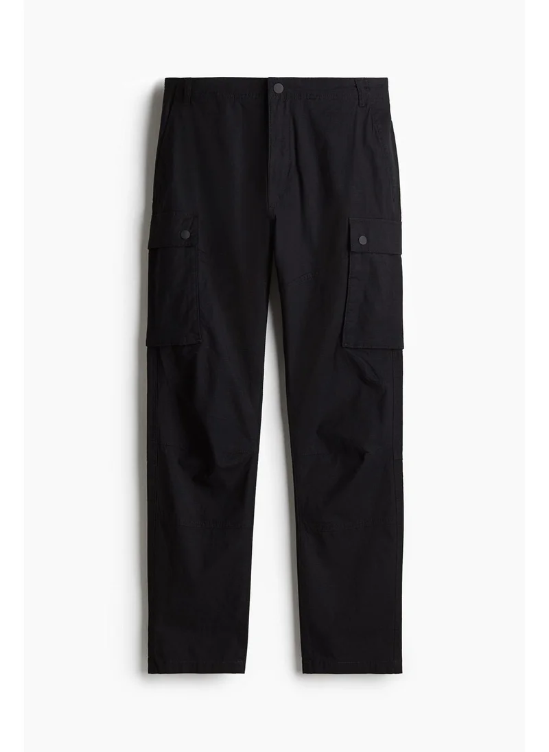 اتش اند ام Slim Fit Ripstop cargo trousers