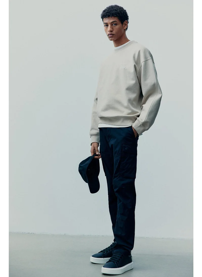 اتش اند ام Slim Fit Ripstop cargo trousers