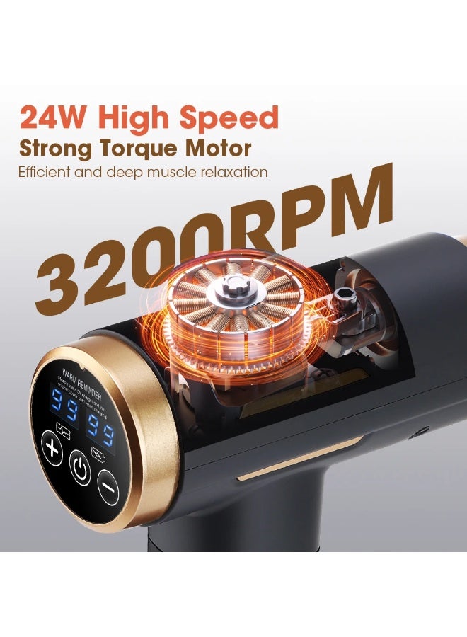 11-IN-1 Electric Massage Gun 99 Level Powerful Fascia Gun High-Frequency Vibration Body Massage Gun Arms Leg Muscle masajeador - Image 2