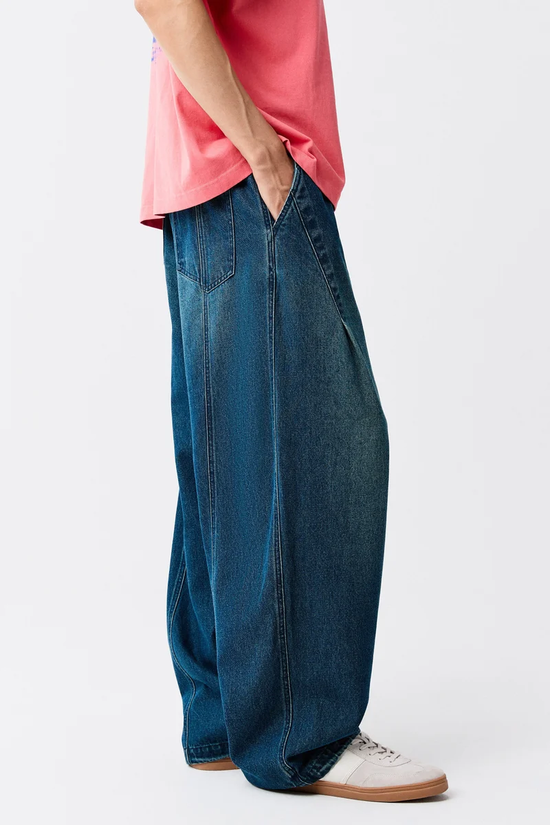 H&M  Loose Fit Balloon-leg jeans for Men | Best Price UAE