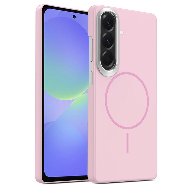 إيروريكس جراب هاتف Samsung Galaxy A36 5G Gold Armor PC Thin Circle MagSafe المقاوم للصدمات (وردي) - Image 1