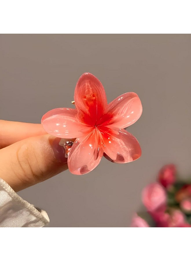 Pactiv 6 Pieces Floral Hair Claw Clips Set - Elegant, Minimalist, Multi-Colored Hair Accessories with Flower Shapes - Suitable for Women Ages 14+, Various Sizes, Spring and Summer Fashion Essentials - Image 5