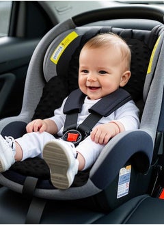 Generic Infant Car Seat Insert, Baby Carseat Head & Body Support for Newborn, 2-in-1 Reversible Baby Car Seat Cushion, Soft Stroller Cushion Insert for Baby Car Seats, Bouncer, Strollers, Swing, Black  - Image 5
