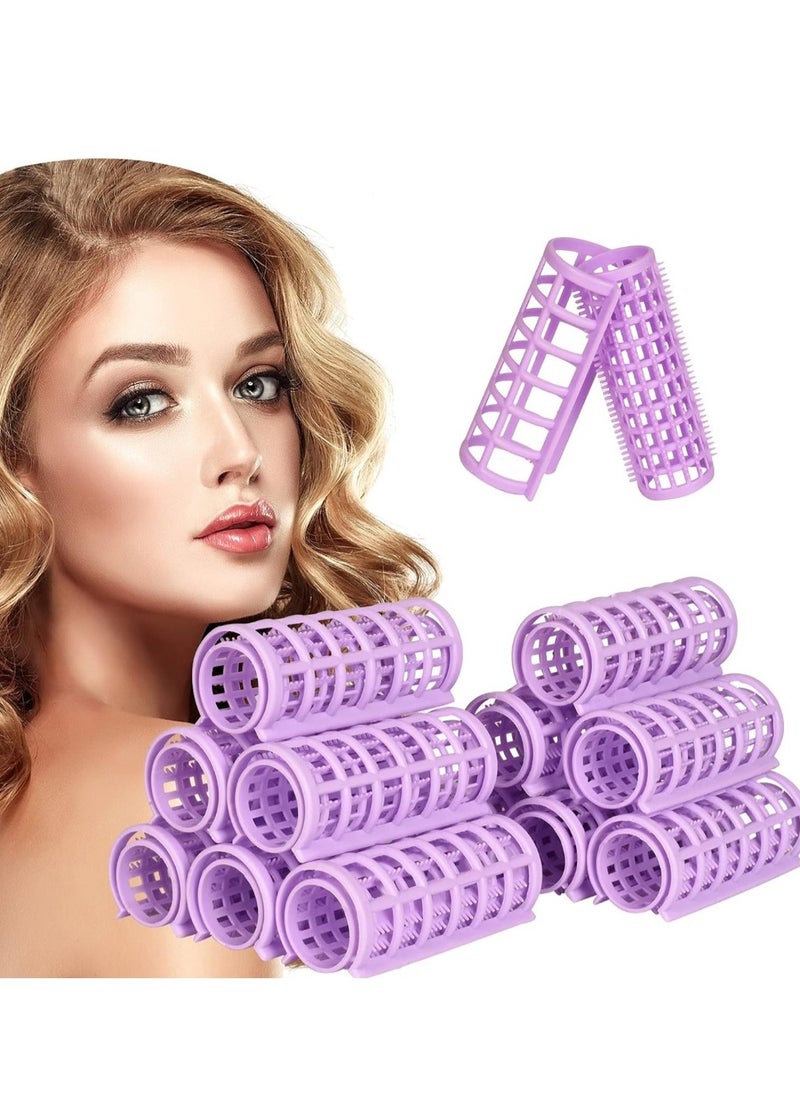 Generic - Hair Rollers, 12 Pcs Plastic Snap on Hair Rollers Curlers for Hairdressing Styling Hair Salo (2 cm) - Image 1