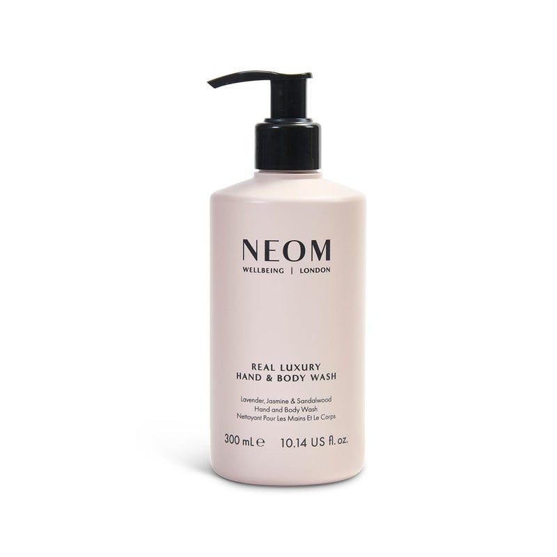Neom â€“ Real Luxury Hand & Body Wash, 300ml | Lavender, Jasmine & Sandalwood | Gently Cleanse & Soften - Image 1