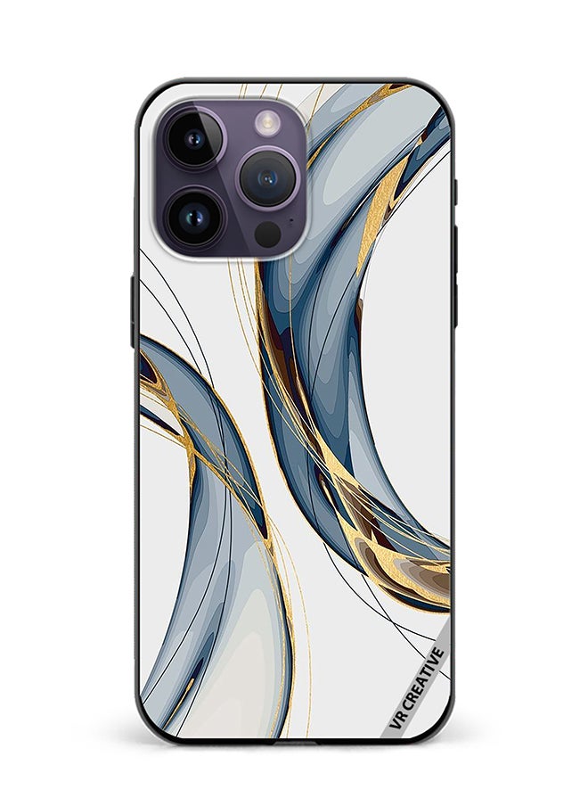 VR CREATIVE Protective Case Cover For Apple iPhone 15 Pro Max Digital Art Layers Design Multicolour  - Image 1