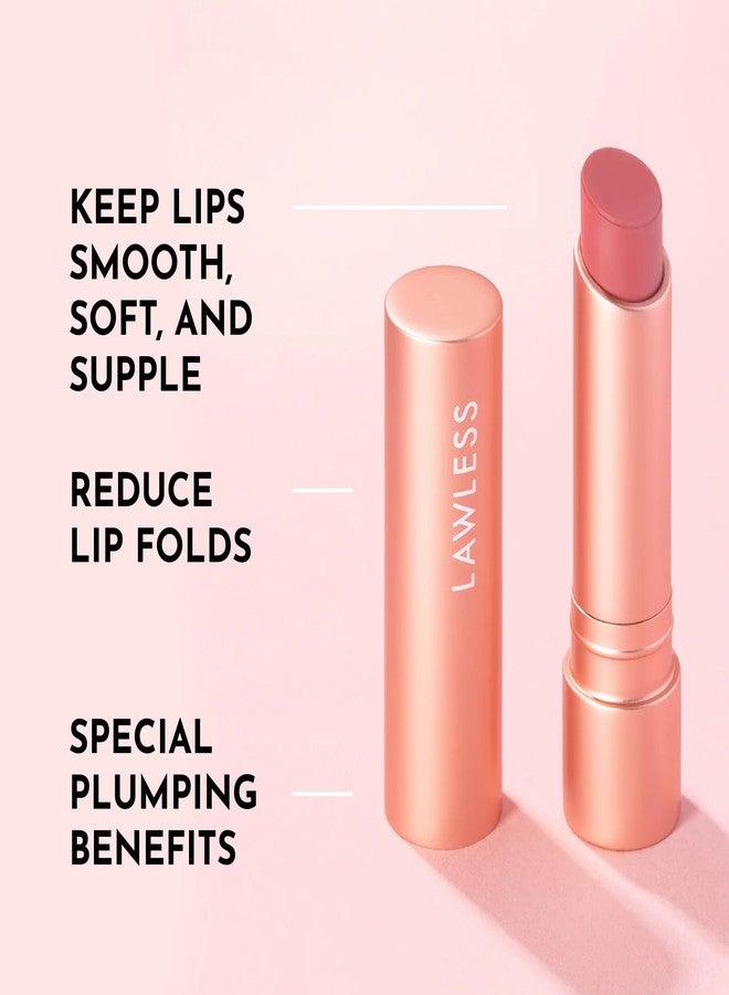 Lawless Forget the Filler Lip Plumping Line Smoothing Tinted Balm - Posey - Premium Tinted Lip Balm with Natural Ingredients to Plump and Smooth Lips for a Firmer, Fuller Look - 0.09 oz - Image 3
