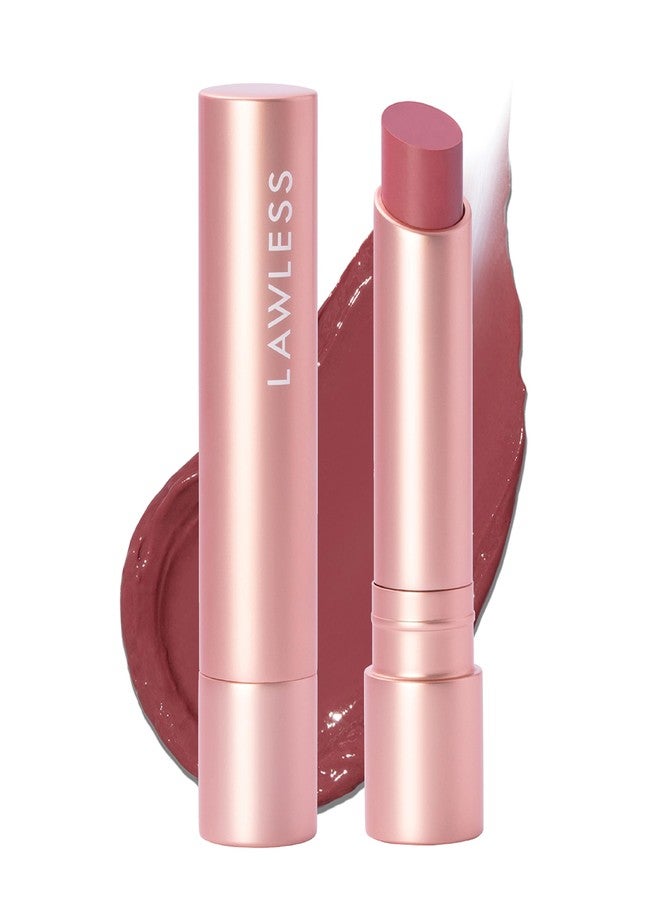 Lawless Forget the Filler Lip Plumping Line Smoothing Tinted Balm - Posey - Premium Tinted Lip Balm with Natural Ingredients to Plump and Smooth Lips for a Firmer, Fuller Look - 0.09 oz - Image 1