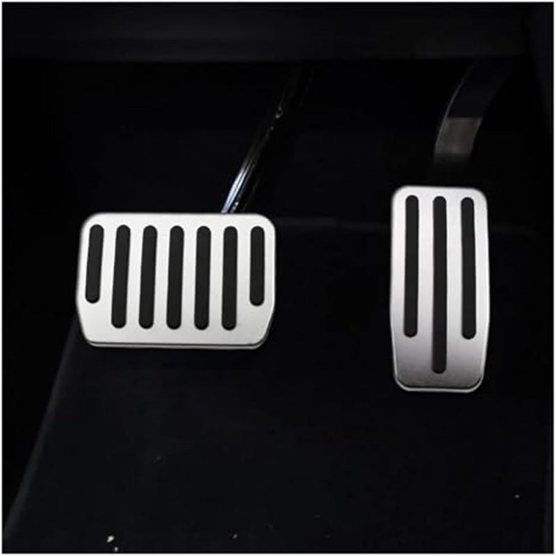 Wivplex Stainless Steel Pedal Cover Set for Tesla Model S/X - Image 2