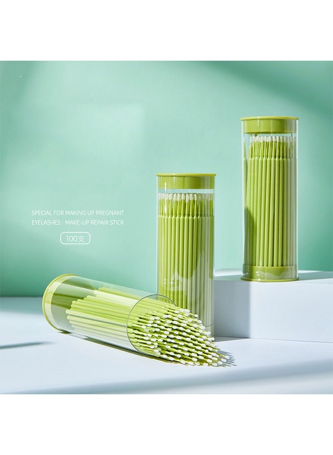 Nano Cotton Swab Small Head Ultra Fine Mini Cleaning Cotton Swab Painting Lying Silkworm Eyeliner Eyelash Removal Multi Function Cotton Swab - Image 4