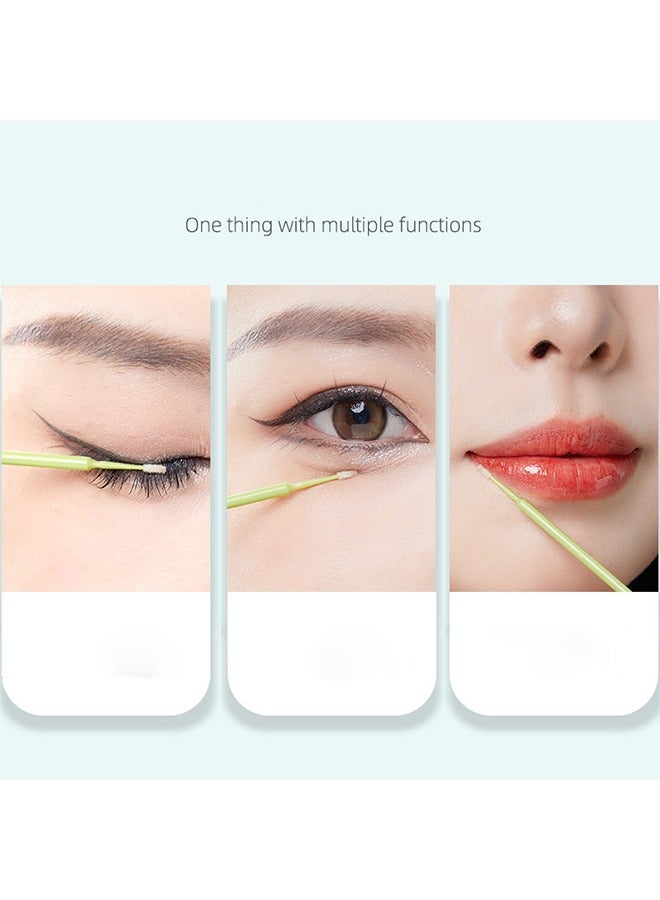 Nano Cotton Swab Small Head Ultra Fine Mini Cleaning Cotton Swab Painting Lying Silkworm Eyeliner Eyelash Removal Multi Function Cotton Swab - Image 5
