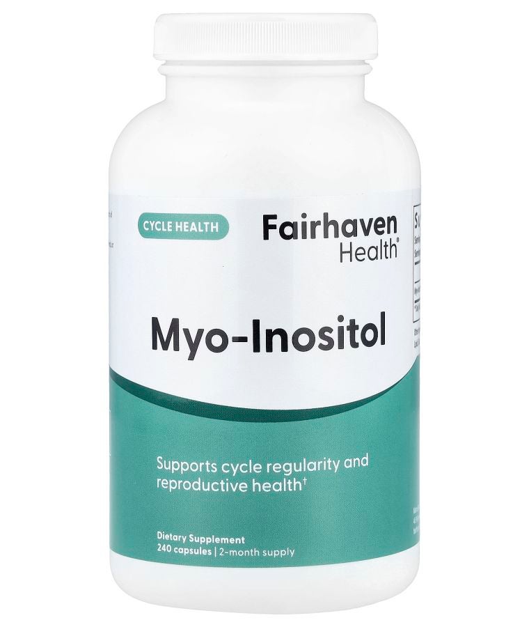 fairhaven health Myo-Inositol 240 Capsules (500 mg per Capsule)