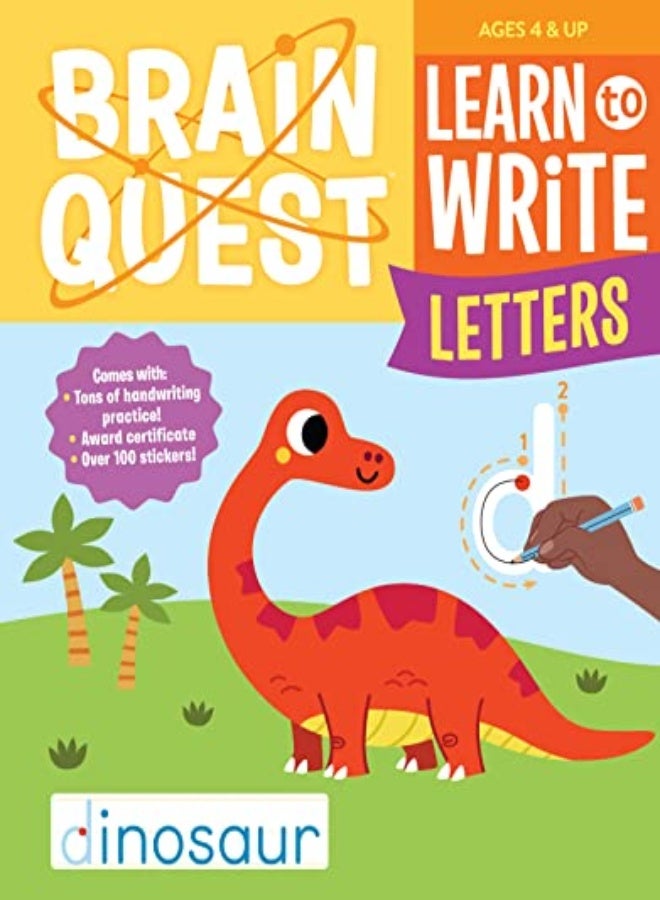 BRAIN QUEST LEARN TO WRITE LETTERS
