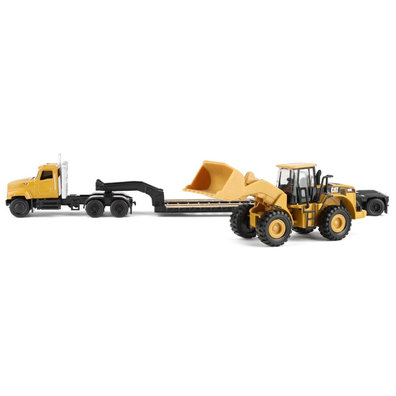 Diecast Masters 1/87 Caterpillar CT681 Day Cab with Lowboy & 950G Wheel Loader 84418 - Image 5
