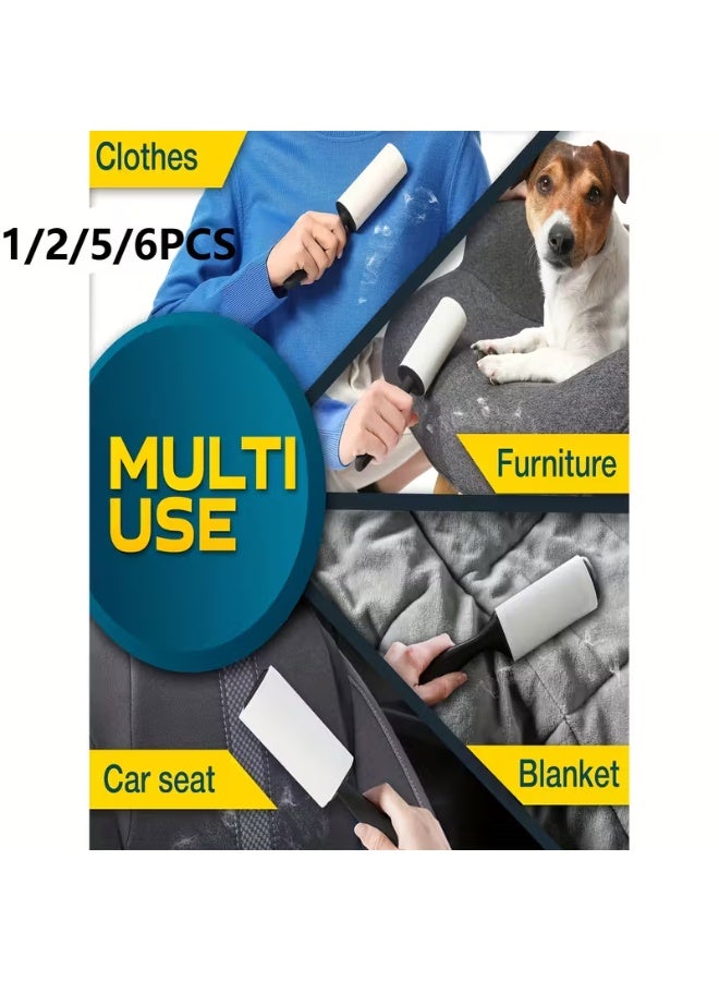 Reusable Pet Hair Remover Lint Brush – Effective Sticky Roller for Removing Hair from Furniture, Sofas & Clothes - Image 3