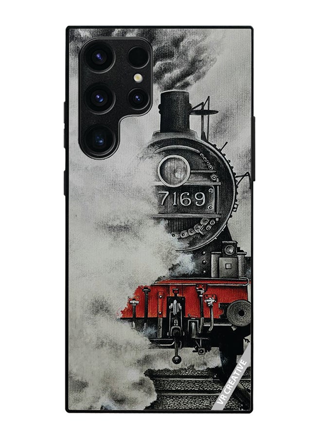 Protective Case Cover For Samsung Galaxy S25 Ultra Harry Potter Train Design Multicolour