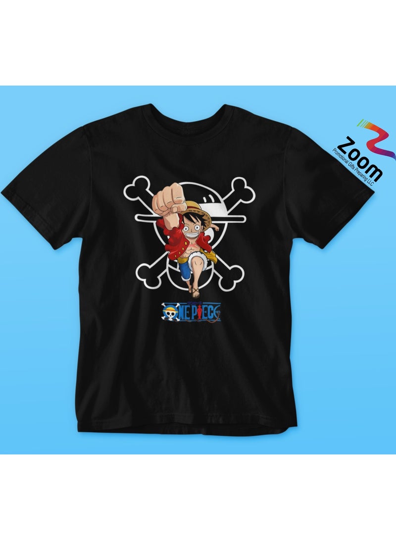 ZOOM OnePiece Character Luffy T-Shirt Design
