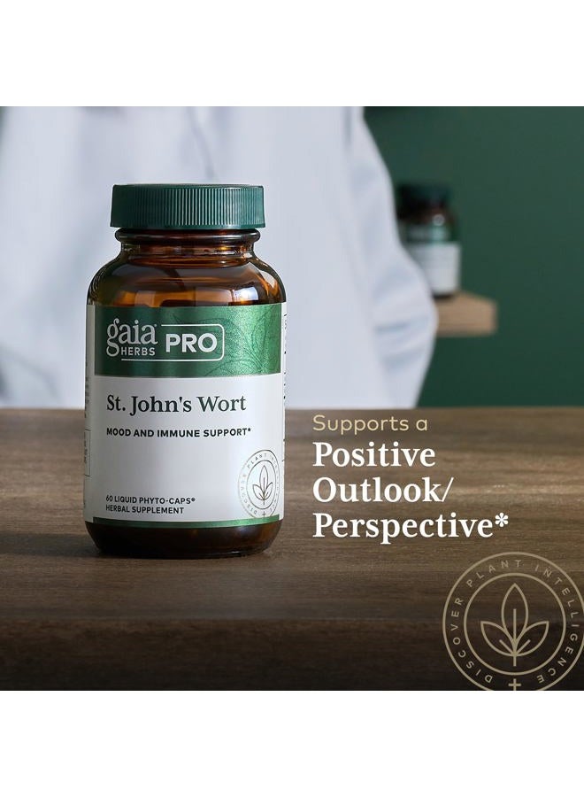 Gaia Herbs Pro St. John's Wort - Healthy Immune System Support Supplement - Health Supplement with Organic St John's Wort - 60 Liquid Phyto-Caps (30 Servings)  - Image 5
