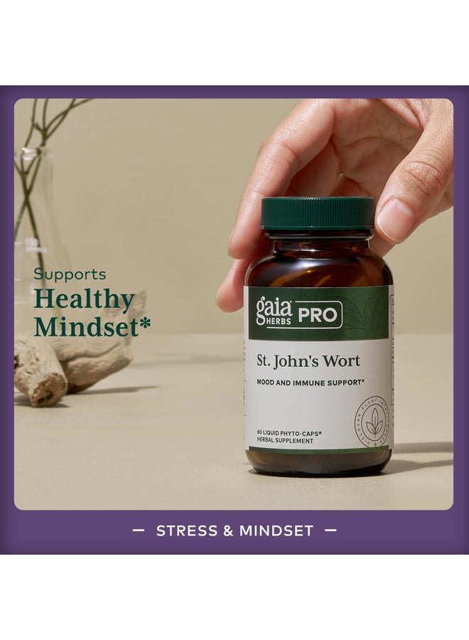 Gaia Herbs Pro St. John's Wort - Healthy Immune System Support Supplement - Health Supplement with Organic St John's Wort - 60 Liquid Phyto-Caps (30 Servings)  - Image 3