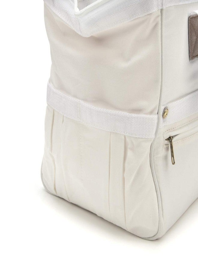 Dickies 16-Inch Durable Canvas Work Bag for Painters, Carpenters, and Builders, Heavy-Duty Zipper, Reinforced Handles, Exterior Pockets, White - Image 5