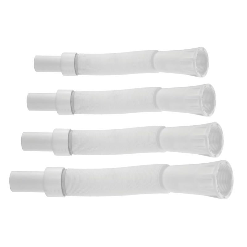 Johnson Bathrooms Johnson 4-Pack Collapsible Polypropylene Material Waste Pipe, Heavy Weight, White, Flexible and Corrosion-Resistant, for Easy Drainage and Plumbing Solutions - Image 3
