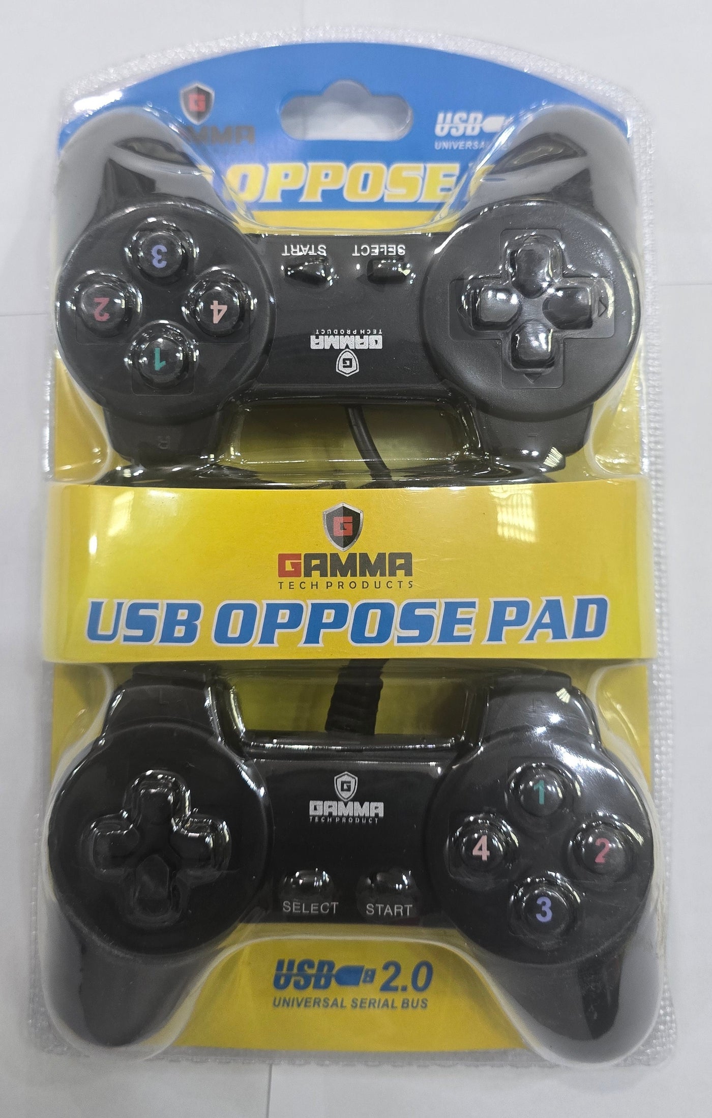 جاما Gamma Dual Usb Wired Gaming Controller