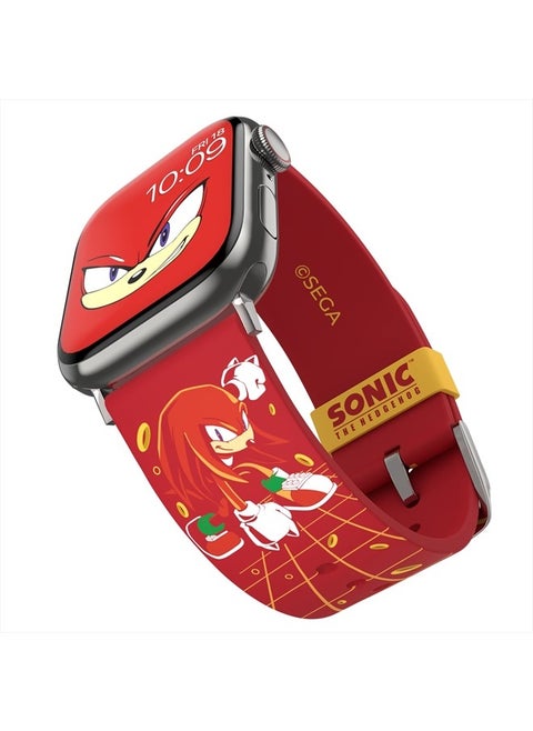Sonic the Hedgehog: Knuckles the Echidna Smartwatch Band - Officially Licensed, Compatible with Every Size & Series of Apple Watch (watch not included)