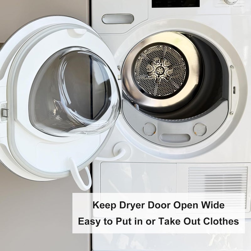 LEVOSHUA Front Load Washer Door Prop and Holder – Magnetic Door Stopper with Strong Magnet and Flexible Hose – Keep Washer Door Open for Ventilation – Easy to Use, Fits Most Front Load Washers - White Cost effective upgraded craftsmanship - Image 5