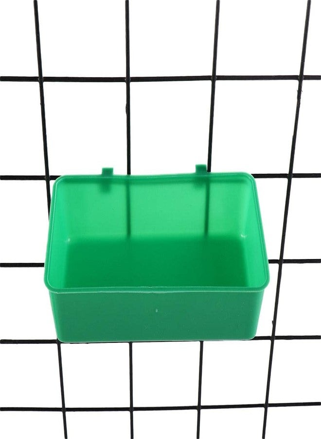 Kopida 5PCS Pet Bird Bowl Hanging Parakeet Food Dispenser Square Box Multi-Purpose Parrot Bath Basin for Bird Cage Accessories Bird Supplies - Image 3