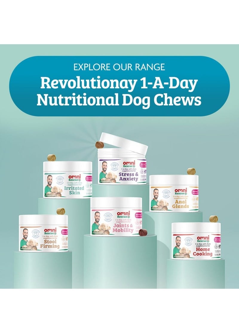Omni - Dog Breath Freshener Supplement One a Day Peppermint Dog Chew Supplements for Dogs with Natural Dog Plaque Remover Dog Dental Care aiding Fresh Breath for Dogs 30 Servings Small Dog  0 to 15 Kg - Image 1
