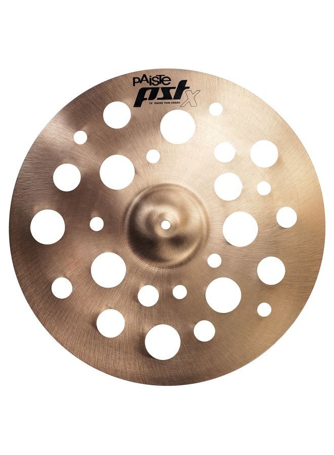 PAiSTE PST X Swiss Cymbal (PSTXSWTHINC18) - Image 1