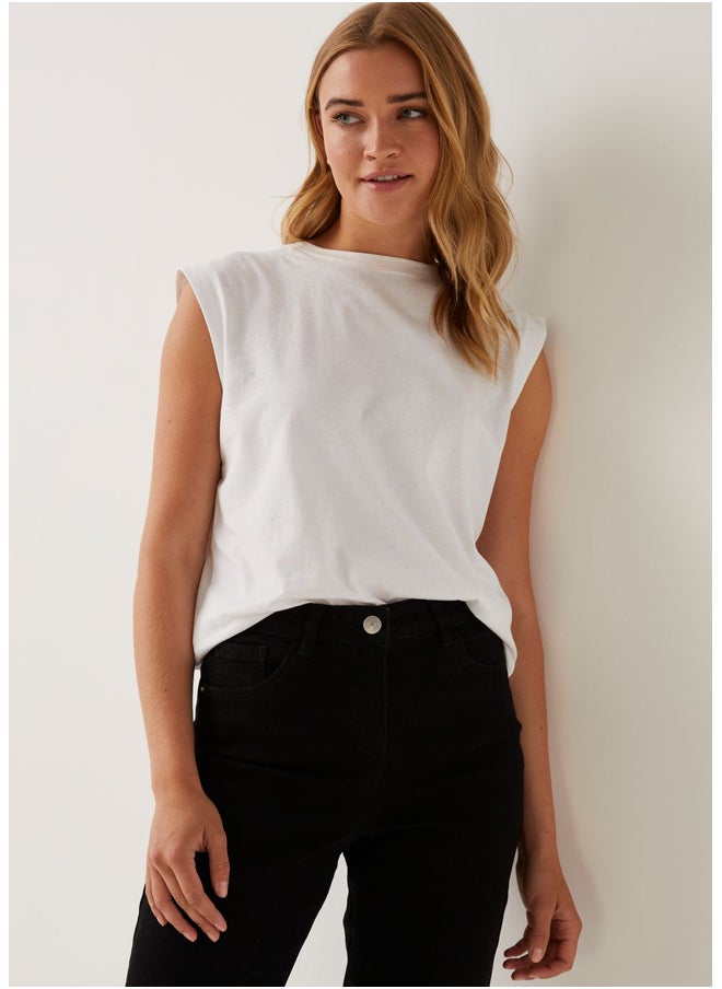 Matalan Grace Black Cropped Straight Leg Jeans  - Image 3