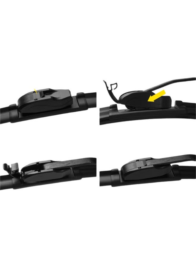 GOODYEAR Nissan Teana Windshield Wipers For 2008-2012 And Models, Original Rubber Strips, 2009 Old Wiper Blades 26/17, 1 Pair - Image 2