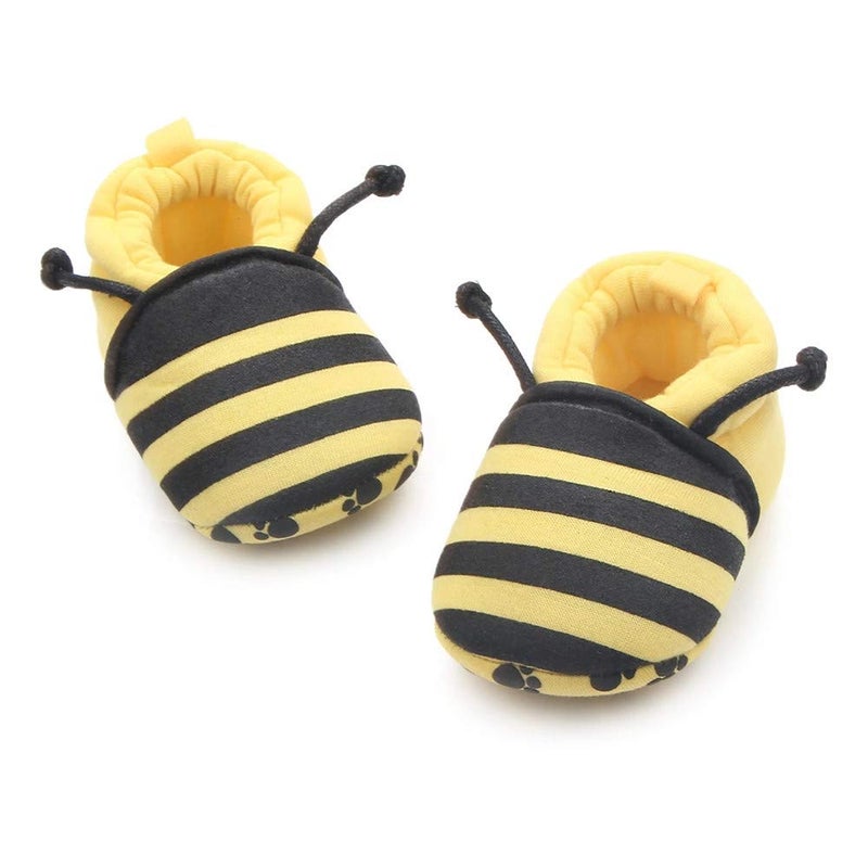 Meckior Save Beautiful Cute Cartoon Infant Unisex Baby Warm Cotton AntiSlip Soft Sole First Walkers Shoes