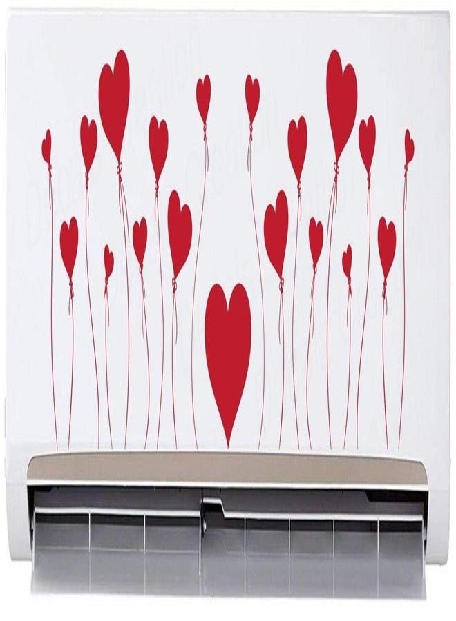Decals Creation ملصقات جدارية من الفينيل لأجهزة تكييف الهواء المنفصلة (حجم قياسي، متعدد الألوان) - Image 1