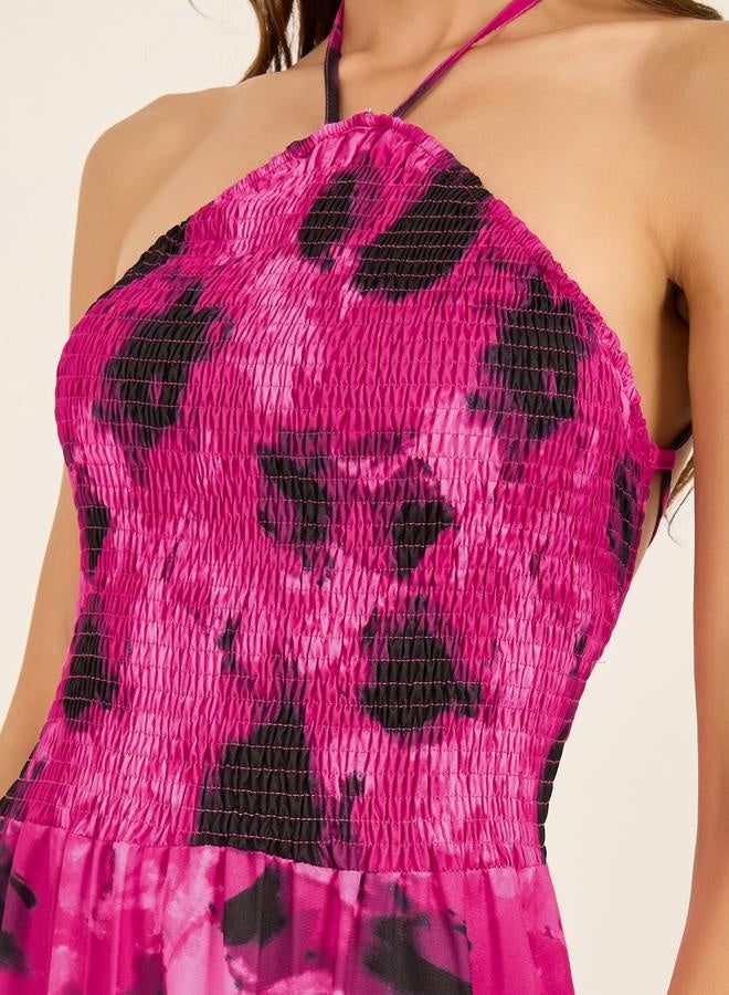 Styli All-Over Print Sleeveless A-Line Maxi Dress - Image 5