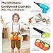 ZLemma Kids Cardboard Construction Tool Set with Electric Drill Tool Belt 258PCS STEM Building Kit for Creative Craft Projects Educational DIY Engineering Toy for Boys Girls - Image 4