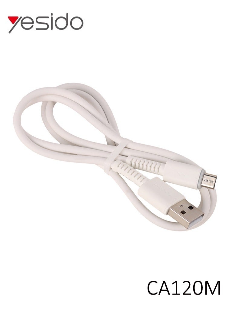 يسيدو كابل USB ميكرو للشحن السريع من Yesido CA120M، مخرج 2A، 1 متر - Image 5
