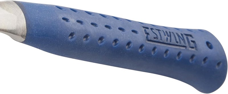 Estwing Hammer - 16 oz Curved Claw with Smooth Face & Shock Reduction Grip - E3-16C,Silver - Image 4