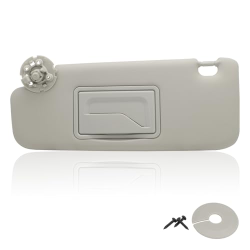 NHILES Left Driver Sun Visor Compatible with Chevy Cruze 2011-2019 Sun Visor Replacement Number 95034256 95034253 84126667 84126658 Color: Grey - Image 1