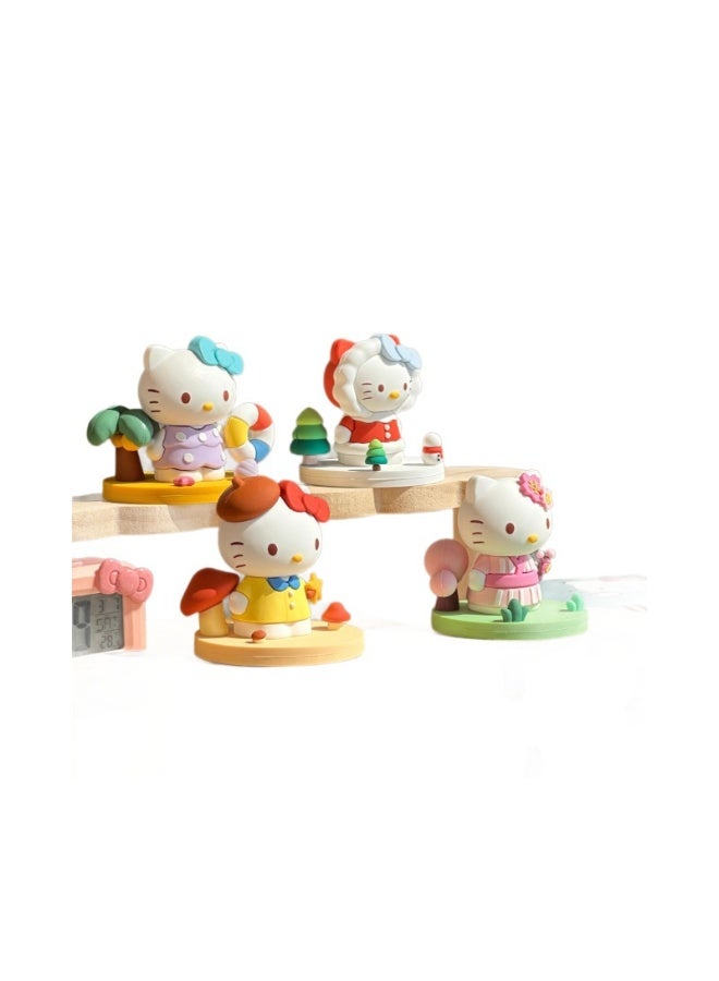 هالو كيتي HelloKitty مربع أعمى الإبداعي لعبة عصرية مربع أعمى -1 قطعة - Image 1