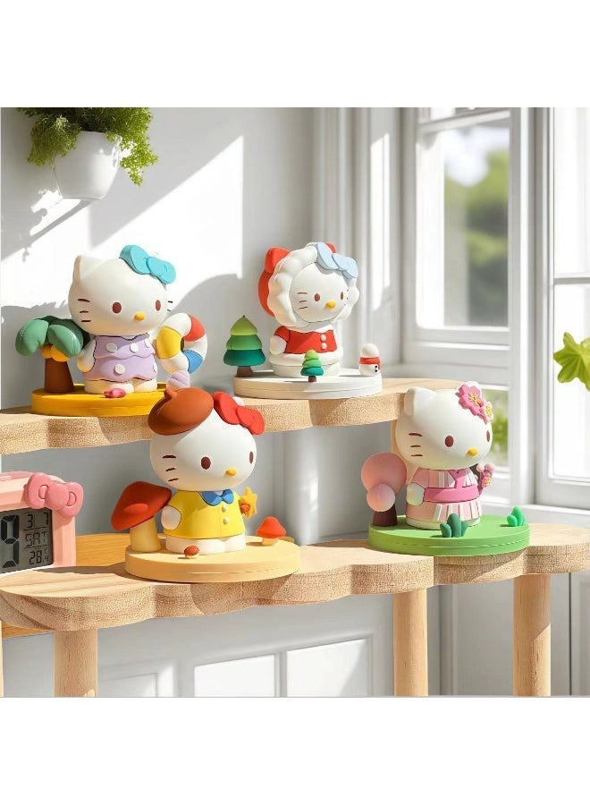 هالو كيتي HelloKitty مربع أعمى الإبداعي لعبة عصرية مربع أعمى -1 قطعة - Image 2