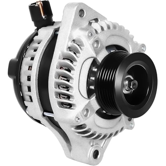 Hikevent 11150N Alternator 130A Compatible with 2003-2009 Acura MDX 3.5L 3.7L, 2004-2008 TL 3.2L, 2005-2008 RL, 2005-2008 Honda Odyssey Pilot Ridgeline, Replace AND0339 31100-RDJ-A01 31100-RGL-A01 - Image 1
