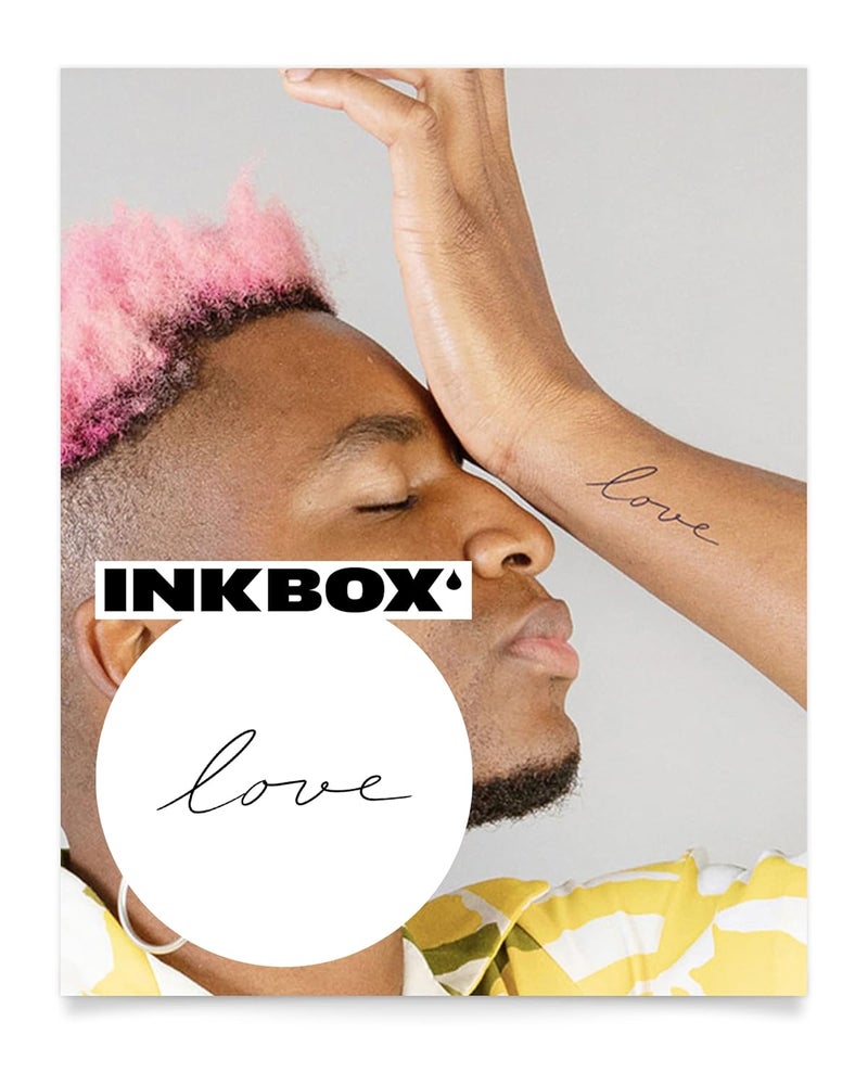 inkbox Inkbox Temporary Tattoos, Semi-Permanent Tattoo, One Premium Easy Long Lasting, Water-Resistant Temp Tattoo with For Now Ink - Lasts 1-2 Weeks, Utopia, 3 x 3 in 