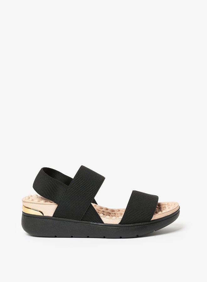 MODARE Cross Strap Flat Sandals - Image 5