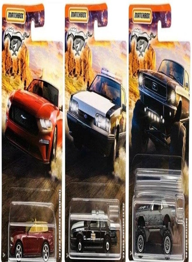 Matchbox 2020 Ford Mustang Special Edition Series Set of 6 Vehicles - Image 3