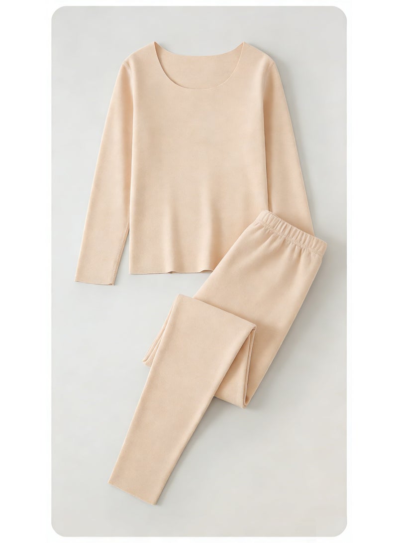 RATSAW Women Thick Thermal Underwear Set Ladies Long Johns Thermal Set Fleece Lined Premium Soft Thermal Underwear - Image 4