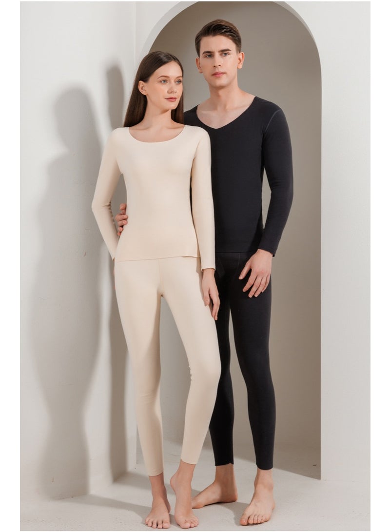 RATSAW Women Thick Thermal Underwear Set Ladies Long Johns Thermal Set Fleece Lined Premium Soft Thermal Underwear - Image 5